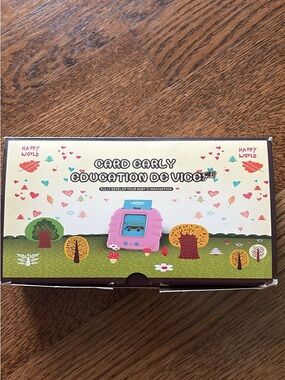Card Early Education Device Pink Toy